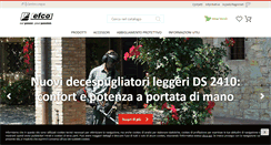 Desktop Screenshot of efco.it